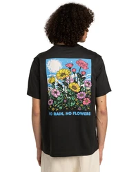 Element T-Shirt No Rain Schwarz/Grau/Beige/Gelb