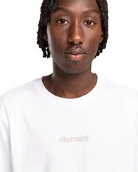Element T-Shirt Simple Logo Weiß