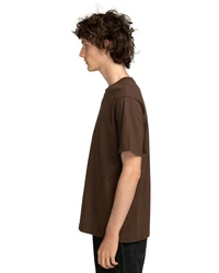 Element T-Shirt Simple Logo dunkelbraun/lila