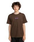 Element T-Shirt Simple Logo dunkelbraun/lila