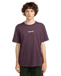 Element T-Shirt Simple Logo Dunkelrot/Lila/Rosa