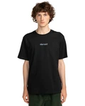 Element T-Shirt Simple Logo Schwarz/Hellblau