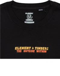 Element T-Shirt Happy Camper Schwarz