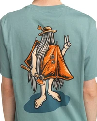 Element T-Shirt Happy Camper Grün/Türkis/Blau/Hellgrün