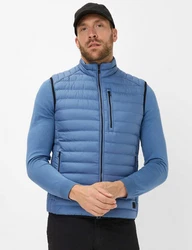 Brax Steppweste Style WILLIS Hellblau/Blau/Grau