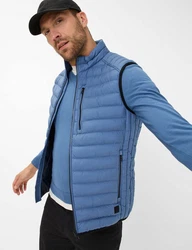 Brax Steppweste Style WILLIS Hellblau/Blau/Grau