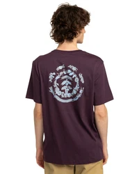 Element T-Shirt Bugs World Dunkelrot/Lila/Rosa/Bordeaux