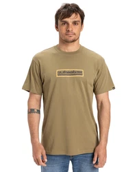 Quiksilver T-Shirt Ev Sun Dagger Khaki/Dunkelgrün/Beige/Braun