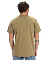 Quiksilver T-Shirt Ev Sun Dagger Khaki/Dunkelgrün/Beige/Braun