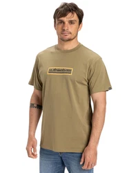 Quiksilver T-Shirt Ev Sun Dagger Khaki/Dunkelgrün/Beige/Braun