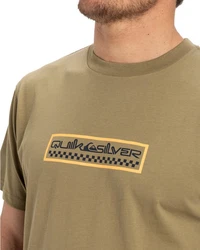 Quiksilver T-Shirt Ev Sun Dagger Khaki/Dunkelgrün/Beige/Braun