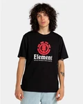 Element T-Shirt Vertical Rot/Braun/Schwarz