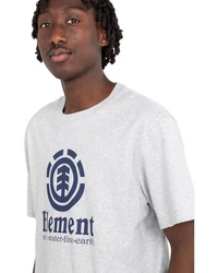 Element T-Shirt Vertical Silber/Dunkelrot/Lila/Gelb