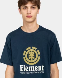 Element T-Shirt Vertical Dunkelblau/Grün
