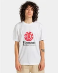 Element T-Shirt Vertical Weiß/Rot/Dunkelrot
