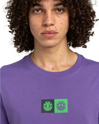 Element T-Shirt Dual Lila/Dunkelblau