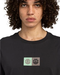 Element T-Shirt Dual Schwarz/Dunkelgrau