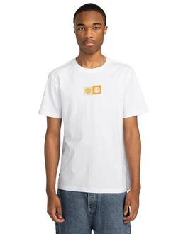 Element T-Shirt Dual Weiß/Creme/Orange
