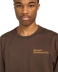 Element T-Shirt Supplier Dunkelbraun/Khaki/Braun/Beige