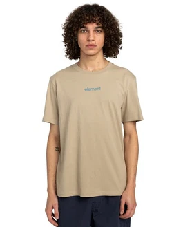 Element T-Shirt Simple Logo Khaki/Beige