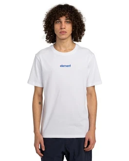 Element T-Shirt Simple Logo Weiß/Dunkelblau/Creme/Grau