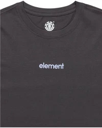 Element T-Shirt Simple Logo Dunkelgrau/Grau