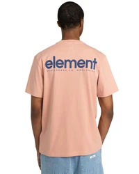 Element T-Shirt Simple Logo Orange/Rosa/Beige/Braun