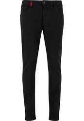 2Y Premium Alejandro Basic Slim Fit Jeans Schwarz/Dunkelblau