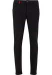 2Y Premium Alejandro Basic Slim Fit Jeans Schwarz/Dunkelblau