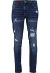 2Y Studios Jeans 2Y EMILIO RIPPED SLIM FIT JEANS Blau/Dunkelblau