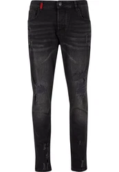 2Y Studios Jeans 2Y MIGUEL SLIM FIT Schwarz/Dunkelgrau