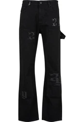 2Y Studios 2Y Cavo Carpenter Straight Jeans Schwarz/Dunkelblau/Orange
