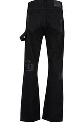 2Y Studios 2Y Cavo Carpenter Straight Jeans Schwarz/Dunkelblau/Orange