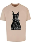 2Y Studios T-Shirt Doberman Oversize Tee Beige/Grau/Braun/Gelb