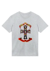 F4NT4STIC T-Shirt Guns 'n' Roses Appetite For Destruction Grau/Silber/Dunkelgrau