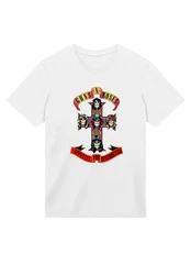 F4NT4STIC T-Shirt Guns 'n' Roses Appetite For Destruction Weiß/Creme/Schwarz/Lila