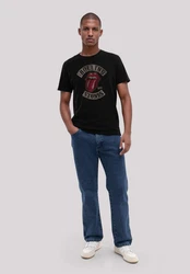 F4NT4STIC T-Shirt The Rolling Stones Tour '78 Streetwear Schwarz/Orange/Blau/Lila
