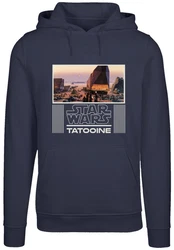 F4NT4STIC Kapuzenpullover Star Wars Tatooine Panorma Dunkelblau/Blau