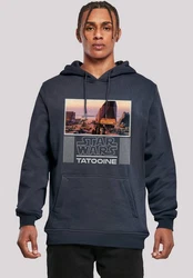 F4NT4STIC Kapuzenpullover Star Wars Tatooine Panorma Dunkelblau/Blau