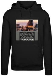 F4NT4STIC Kapuzenpullover Star Wars Tatooine Panorma Lila/Schwarz/Gelb/Orange