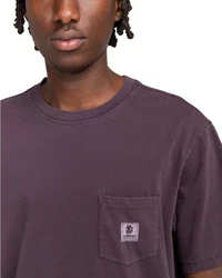 Element T-Shirt Basic Pocket Lila/Dunkelrot/Bordeaux