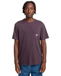 Element T-Shirt Basic Pocket Lila/Dunkelrot/Bordeaux