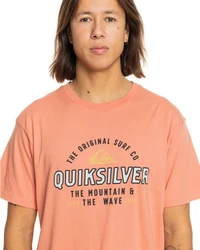Quiksilver T-Shirt Floating Around Rosa/Rot/Orange