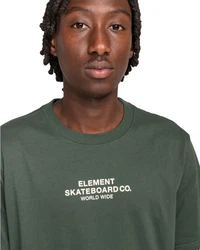 Element T-Shirt Skateboard Co Dunkelgrün/Grün