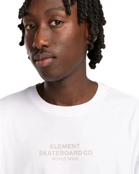 Element T-Shirt Skateboard Co Weiß/Creme