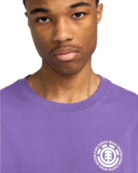 ELEMENT T-Shirt 'SEAL' Lila/Dunkelblau/Fliederfarben
