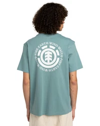 ELEMENT T-Shirt 'SEAL' Grün/Hellblau/Blau