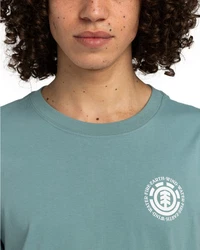 ELEMENT T-Shirt 'SEAL' Grün/Hellblau/Blau
