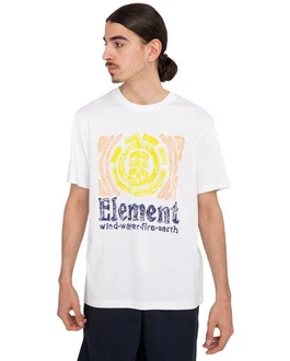 Element Kurzarmshirt Volley Herren Gelb/Weiß/Orange Element Kurzarmshirt Volley Herren Gelb/Weiß/Orange