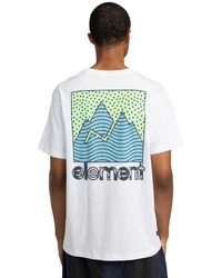 Element T-Shirt Joint Texture Weiß/Creme